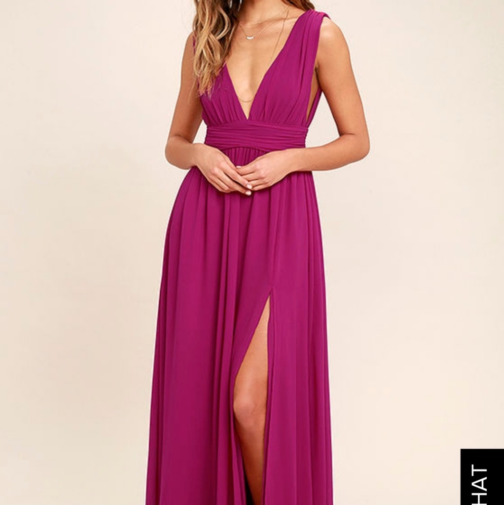 LULUS floor length formal maxi dress xs